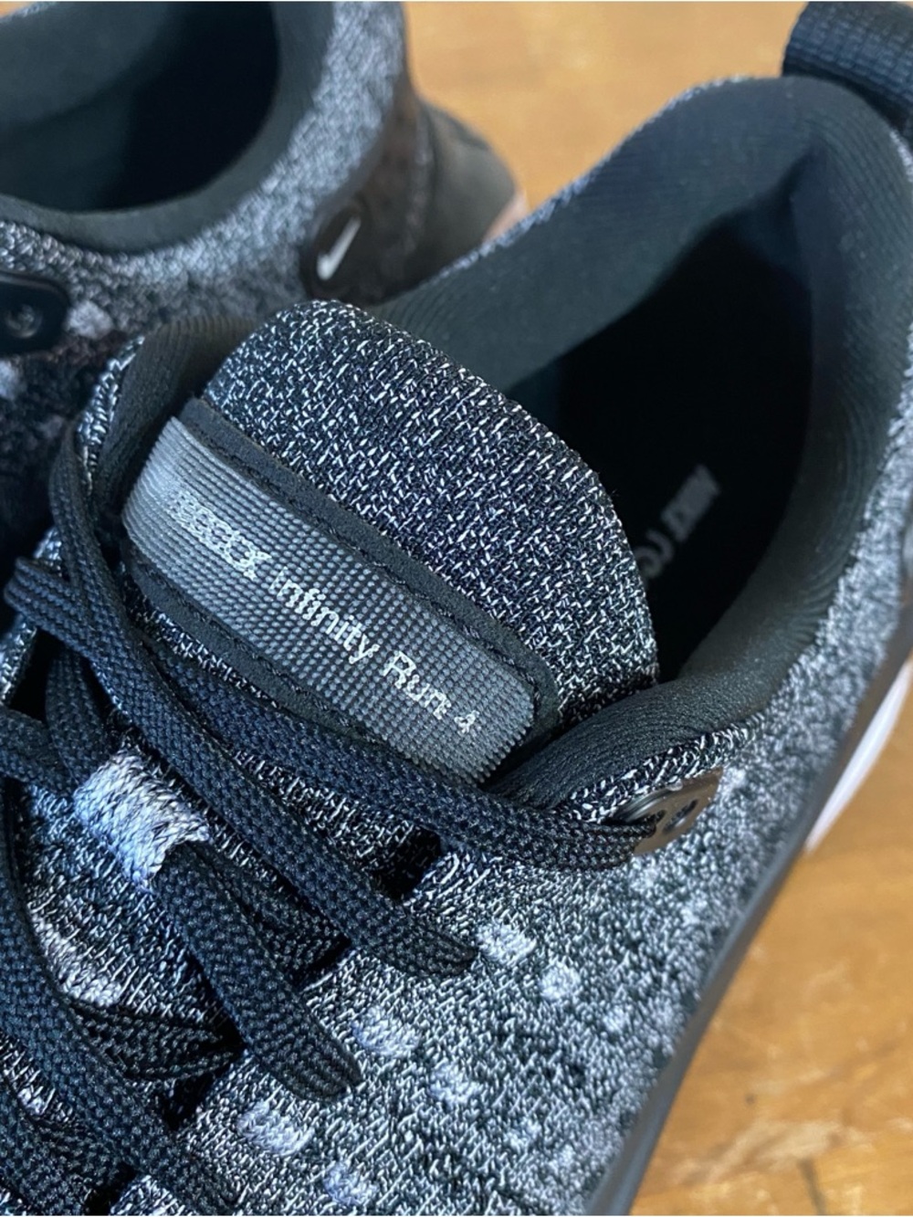 Nike ReactX Infinity Run 4 Running Shoes Black White Oreo - Women’s Size 10 - Picture 5 of 13